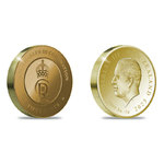 50 Cents Coronation - Krönung King Charles III Neuseeland 0,5 Gramm Gold PP 2023
