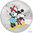 10 $ Dollar Disney Mickey Mouse & Friends - Mickey & Minnie Mouse Niue Island 3 oz Silber PP 2023