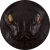 50 $ Dollar Hunters By Night - Python Palau 1 kg Kilo Silber Obsidian Black 2023 **