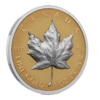 200 $ Dollar Ultra High Relief Maple Leaf Kanada 1 oz Gold + Platin Reverse Proof 2023
