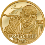 5 $ Dollar Iron Maiden – Piece of Mind - Cook Islands 0,5 Gramm Gold PP 2023