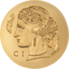5 $ Dollar Numismatic Icons - Arethusa Cook Islands 0,5 Gramm Gold 2023
