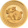 1000 Togrog Lunar Jahr des Drachen - Dragon - Drache Mongolei 0,5 Gramm Gold PP 2024