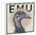 1 $ Dollar Australian Emu Coloured Australien 1 oz Silber 2023 **