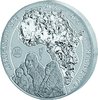 50 Francs African Ounce 15th Anniversary - 15 Jahre Berggorilla Piedfort Ruanda 2 oz Silber  2023