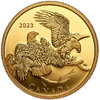 200 $ Dollar Weisskopfseeadler – The Striking Bald Eagle Kanada 1 oz Gold PP 2023