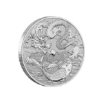 1 $ Dollar Chinese Myths and Legends - Dragon And Koi Australien 1 oz Silber BU 2023 **