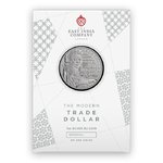 1 Pfund Modern Trade Dollar - United States Trade Dollar St. Helena 1 oz Silber Coincard 2023 **