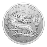 8 $ Dollar Lunar Year of the Dragon - Drache Kanada 1/4 oz Silber PP 2024 **