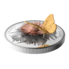 50 $ Dollar The Monarch and the Bloom - Monarchfalter und Blüte - 3D Kanada 5 oz Silber 2023 **