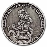 2 $ Dollar Heroes of Greek Mythology - Hercules - Herkules Niue Island 1 oz Antique Finish 2023