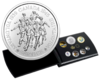 Fine Silver Classic Canadian Coloured 6-Coin Set with Medallion Kanada Silber PP 2020 **