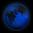 5 Dollar Blue Marble - Earth 3D - Planet Erde - Glow in the Dark - Barbados 3 oz Silber Gilded 2023