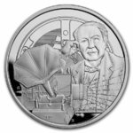 2 Dollar Icons of Inspiration - Thomas Edison Niue Island 1 oz Silber PP 2023 **