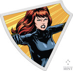 2 $ Dollar Marvel™ Avengers 60th Anniversary – Black Widow Niue Island 1 oz Silber PP 2023 **