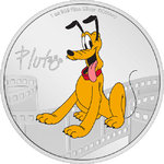 2 $ Dollar Disney Mickey Mouse & Friends - Pluto Niue Island 1 oz Silber PP 2023 **