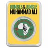 2 Dollar Muhammad Ali Rumble In The Jungle Colorized Niue Island 1 oz Silber Farbe Coincard 2023 **
