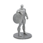 Marvel™ Captain America™ 3D Miniatur Skulptur Silber 2023