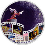 10 $ Dollar Disney Cinema Masterpieces - Fantasia Niue Island 3 oz Silber PP 2023  **