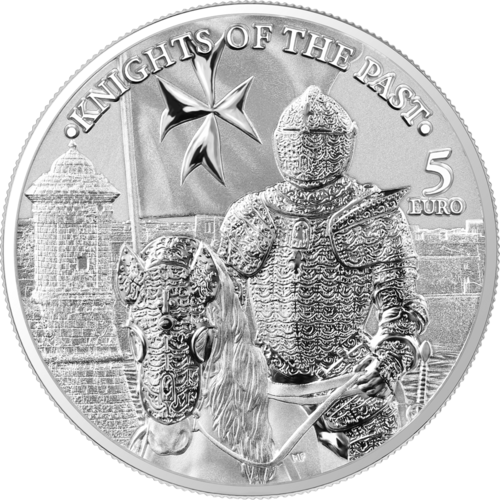 5 Euro Germania Mint - Knights of the Past - Malta 1 oz Silber 2023