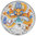 1 $ Dollar Lunar III Dragon- Drache farbig coloured Australien 1 oz Silber Coincard 2024 **