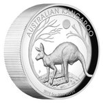 8 $ Dollar Kangaroo Känguru High Relief Australien 5 oz Silber PP 2019