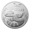 1 Dollar Australia's Most Dangerous - Tiger Snake - Tigerotter Australien 1 oz Silber 2024 **