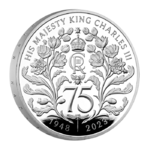 5 Pfund Pound 75th Birthday of King Charles III Grossbritannien UK Silber PP 2023