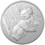 1 $ Dollar RAM Koala Australien 1 oz Silber 2024 **