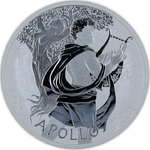 1 $ Dollar Gods of Olympus - Apollo Tuvalu 1 oz Silber BU 2023 **
