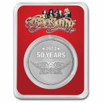 2 $ Dollar 50 Jahre Aerosmith - 50th Anniversary Niue Island 1 oz Silber BU im Blister 2023 **