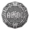 50 Cents 50th Anniversary - 50 Jahre AC/DC Australien Silber Antique Finish 2023 **