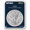 1 Dollar Silver American Eagle USA Apmex MintDirect® Premier + PCGS First Strike 1 oz Silber 2024