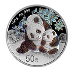 50 Yuan Silver Panda China 150 Gramm Silber PP 2024
