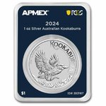 1 $ Dollar Silver Kookaburra Australien MintDirect® Premier + PCGS First Strike 1 oz Silber 2024