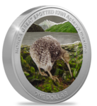 1 $ Dollar Roroa Great Spotted Kiwi Silver Proof Neuseeland 1 oz Silber PP 2024 **