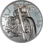10 $ Dollar The Journey - Motorbike - Motorrad Cook Islands 2 oz Silber Black Proof 2024 **