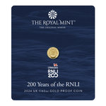50 Pence 200 Years of the RNLI Grossbritannien UK 1/40 oz Gold PP 2024