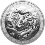 50 $ Dollar Year of the Dragon - Drache Double Extraordinarily High Relief Kanada Silber PP 2024 **