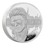 5 Pounds Pfund Music Legends - George Michael Grossbritannien UK 2 oz Silber PP 2024