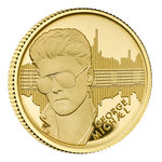25 Pounds Pfund Music Legends - George Michael Grossbritannien UK 1/4 oz Gold PP 2024