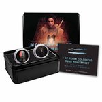 DUNE® 2 Two Coin Silver Colorized Paul/Feyd Fighter Set - 2 x 1 oz Silber Set